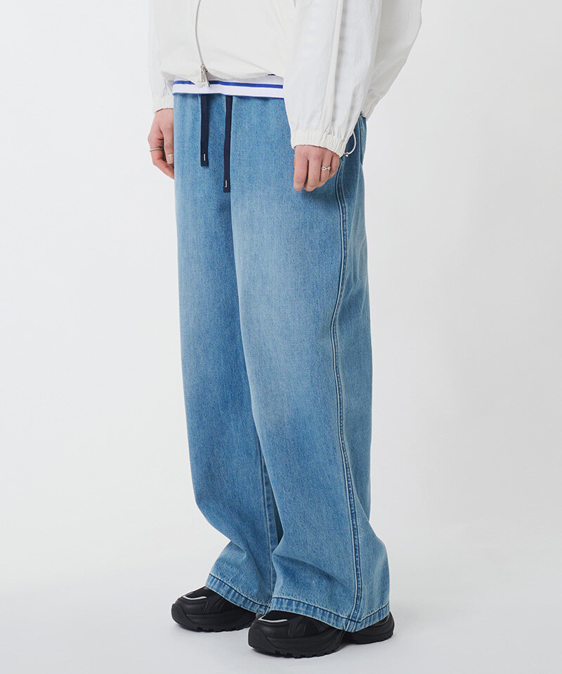 와이드 핏 청바지